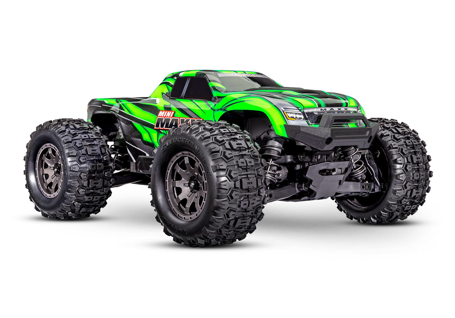 Traxxas Mini Maxx® Brushless RTR TQ BL-2s Green - USB-C Charger & 2s LiPo