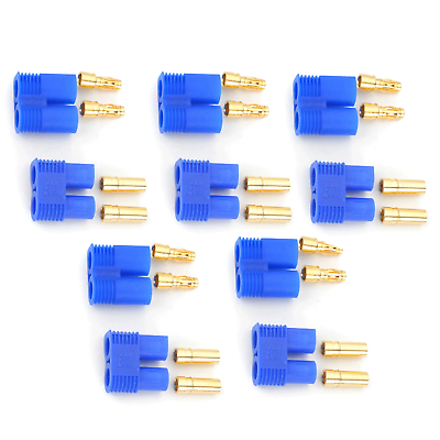 ProtonRC 5 Pairs EC3 3mm Female Male Banana Connectors for RC ESC LIPO Battery Motor