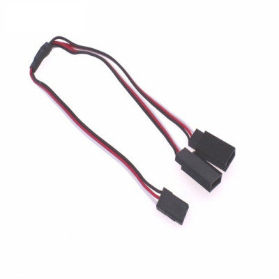 ProtonRC Servo Plug Extension Lead 100/150/300mm Y Style 3-Pin Servo Extension JR Futaba 1 Male to 2 Female Cable Splitter