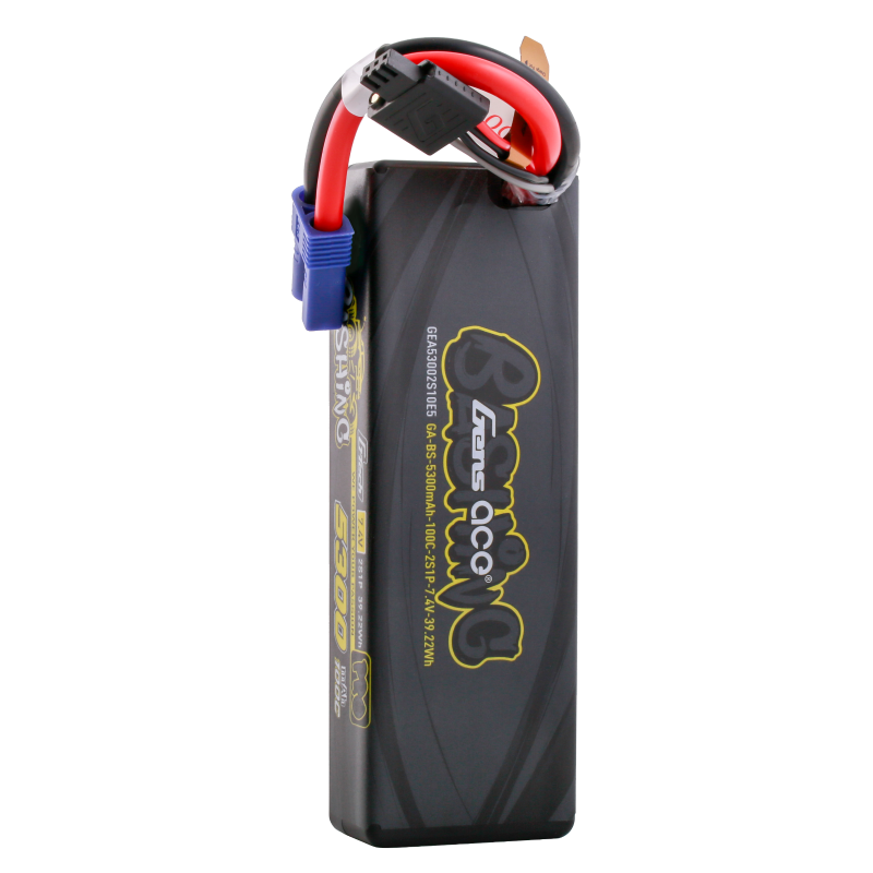 Gens ace G-Tech 5300mAh 7.4V 100C 2S1P Lipo Battery Pack with EC5-Bashing Series