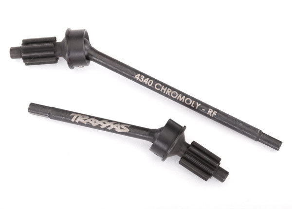 Traxxas TRX-4 Front Heavy Duty Machined Axle Shafts w/Input Gear (2)