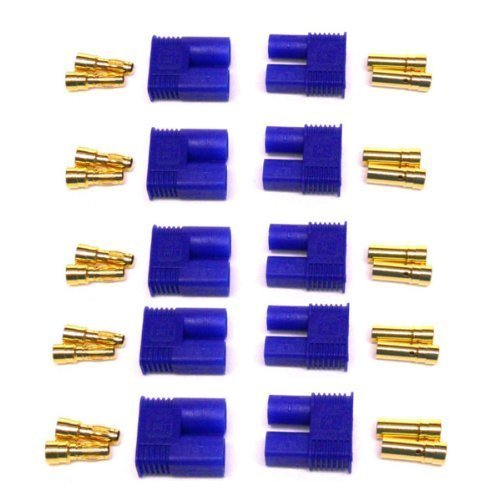 ProtonRC 5 Pairs EC3 3mm Female Male Banana Connectors for RC ESC LIPO Battery Motor