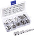 ProtonRC 200Pcs M3 M4 M5 M6 M8 Hex Allen Head Socket Grub Screw Set Stainless Steel Cup Point Metric Screws Assortment Fasteners Kits