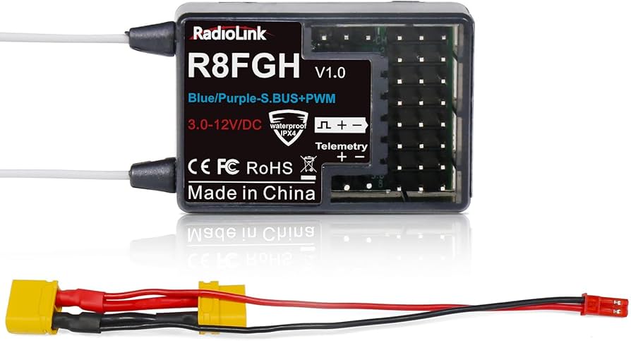 Radiolink R8FG 8-Channel Receiver v2.1 (Gyro and Telemetry incl.) R8FG