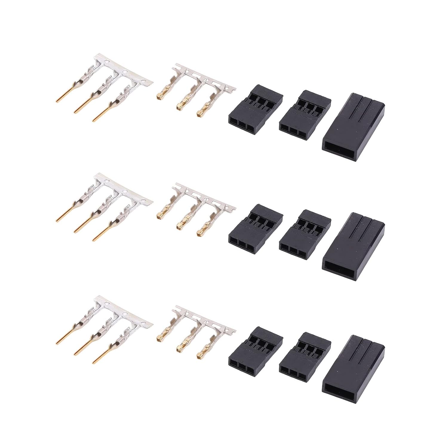 ProtonRC JR Integrated Male Female Connector for RC ( 5 pairs )