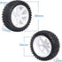 ProtonRC Pre-Glued 12mm Hex Wheel Rims Rubber Tires with Foam Inserts, Height 88mm, for 1/10 Buggy, Set of 4