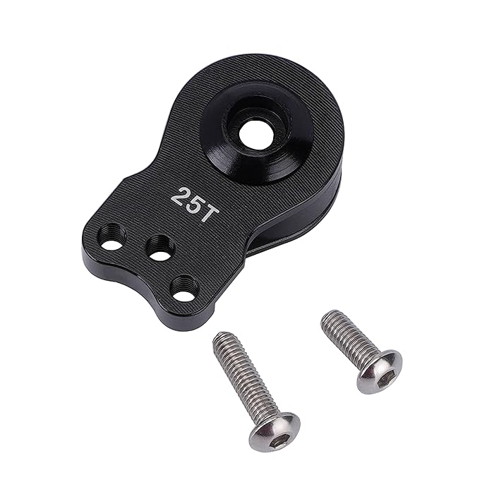 ProtonRC Aluminum 25T Servo Saver 3 Holes Adjustable Hi-Torque Servo Horn For 1/8 1/10 Remote Control Car Boat