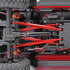 ProtonRc 2pcs Hard Steel Drive Shafts RC Car Driveshafts for 1:18 TRX4-M TRX4M Upgrade