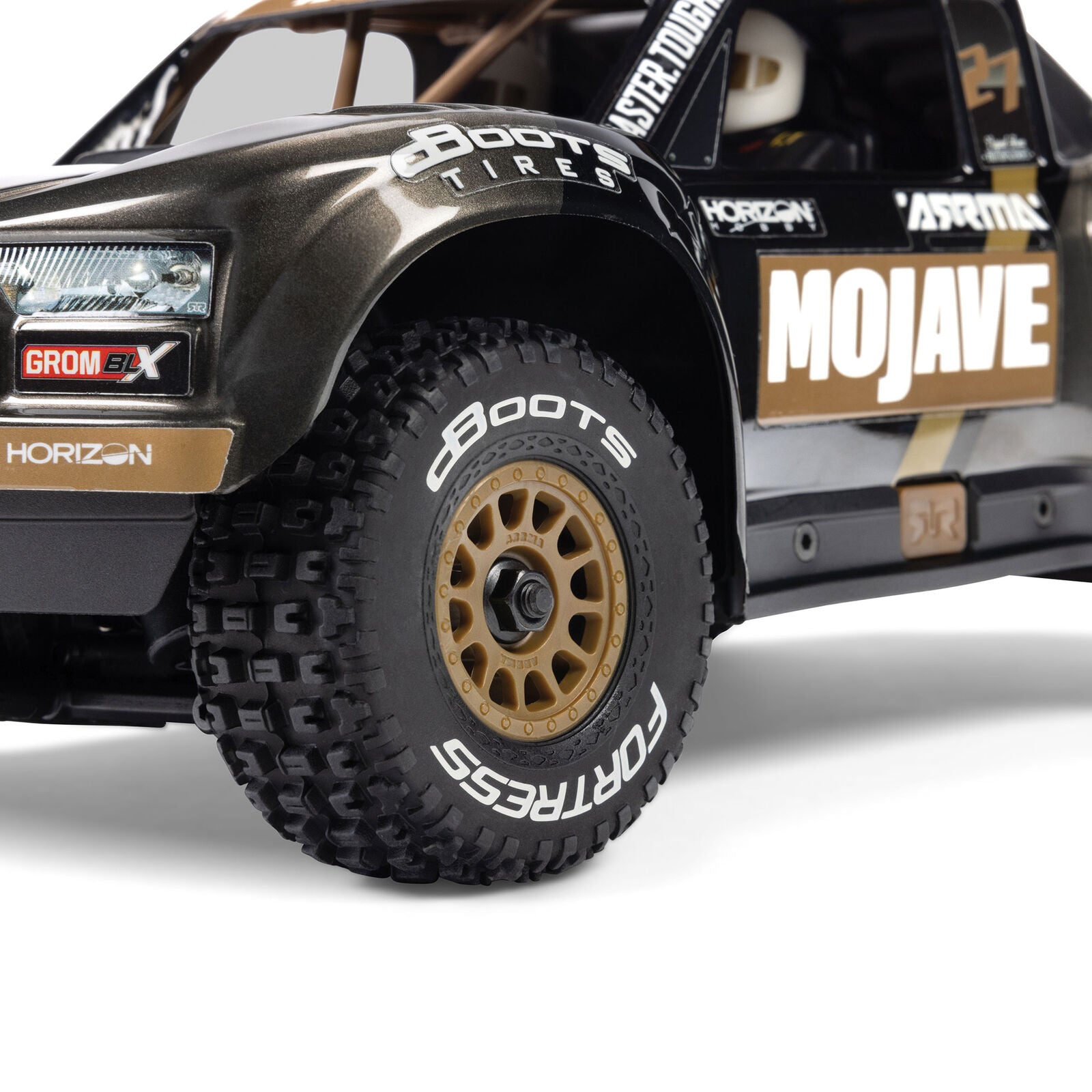 Arrma Mojave Grom 223S BLX 1/18 Brushless RTR 4WD Desert Truck (Black) w/SLT2 2.4GHz Radio & DSC