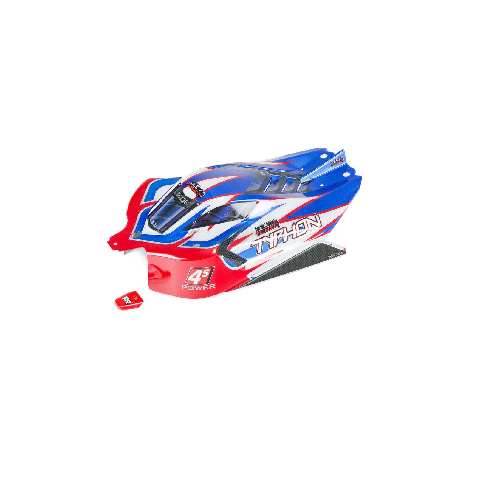 Arrma TYPHON TLR Tuned Finished Body (Red/Blue)