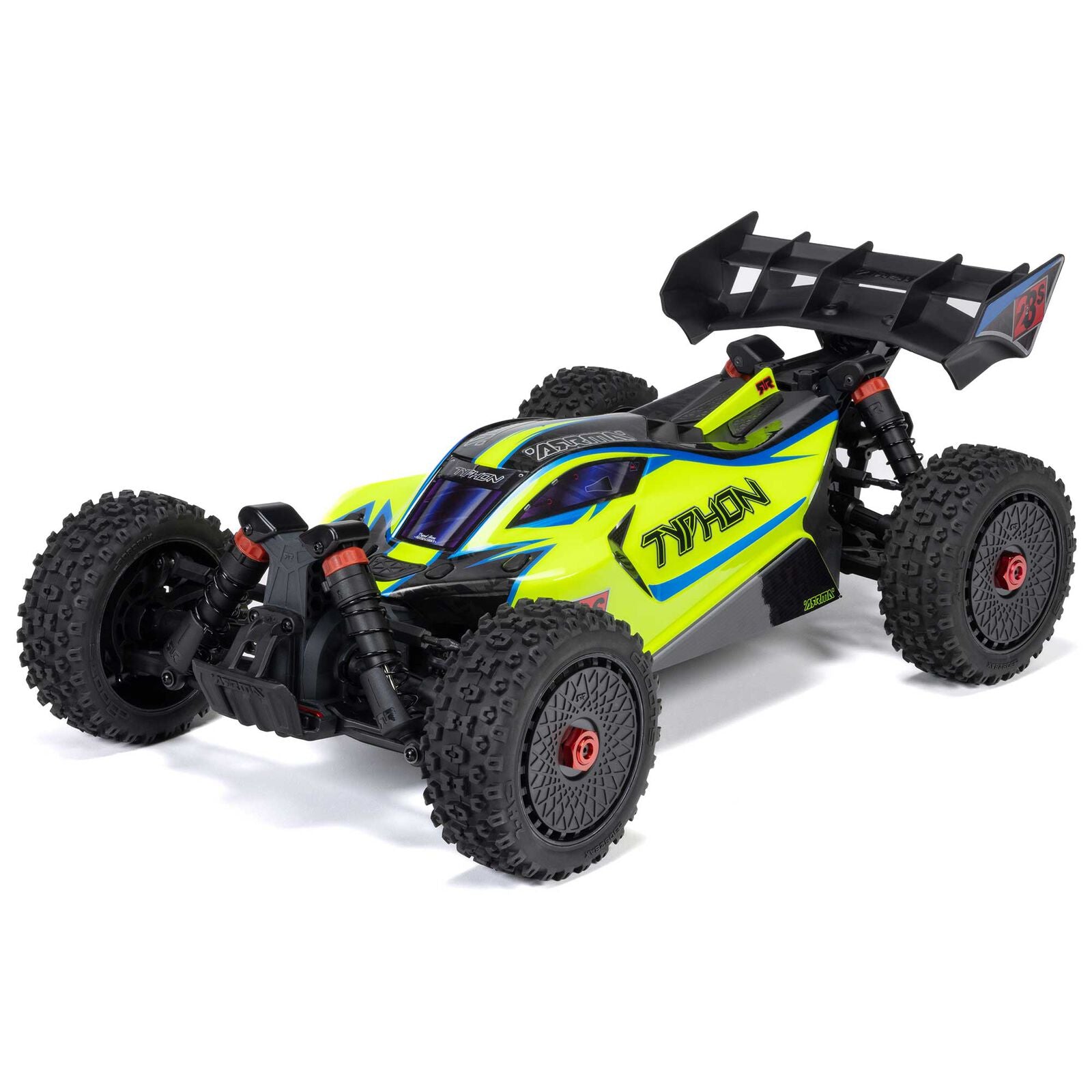 Arrma Typhon 223S 1/8 BLX Brushless RTR 4WD Buggy (Yellow) w/SLT3 2.4GHz Radio & DSC