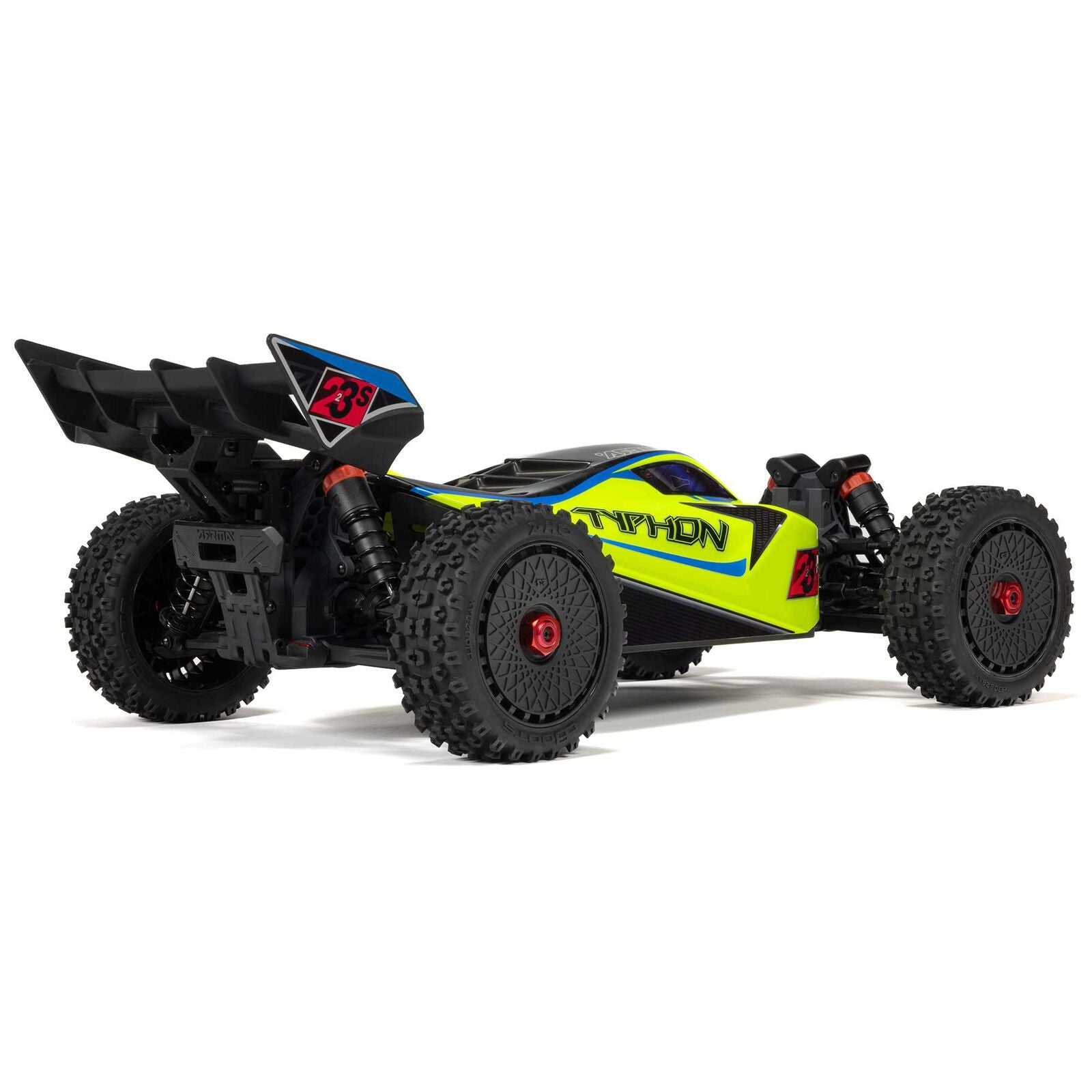 Arrma Typhon 223S 1/8 BLX Brushless RTR 4WD Buggy (Yellow) w/SLT3 2.4GHz Radio & DSC