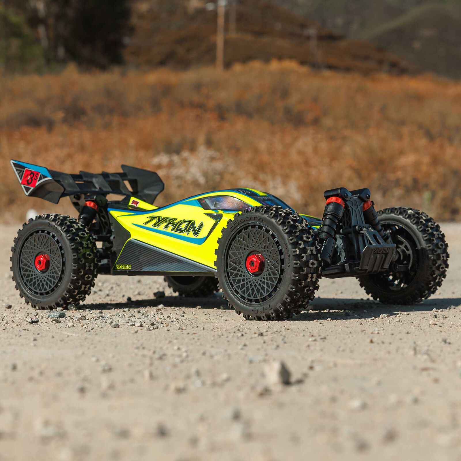 Arrma Typhon 223S 1/8 BLX Brushless RTR 4WD Buggy (Yellow) w/SLT3 2.4GHz Radio & DSC