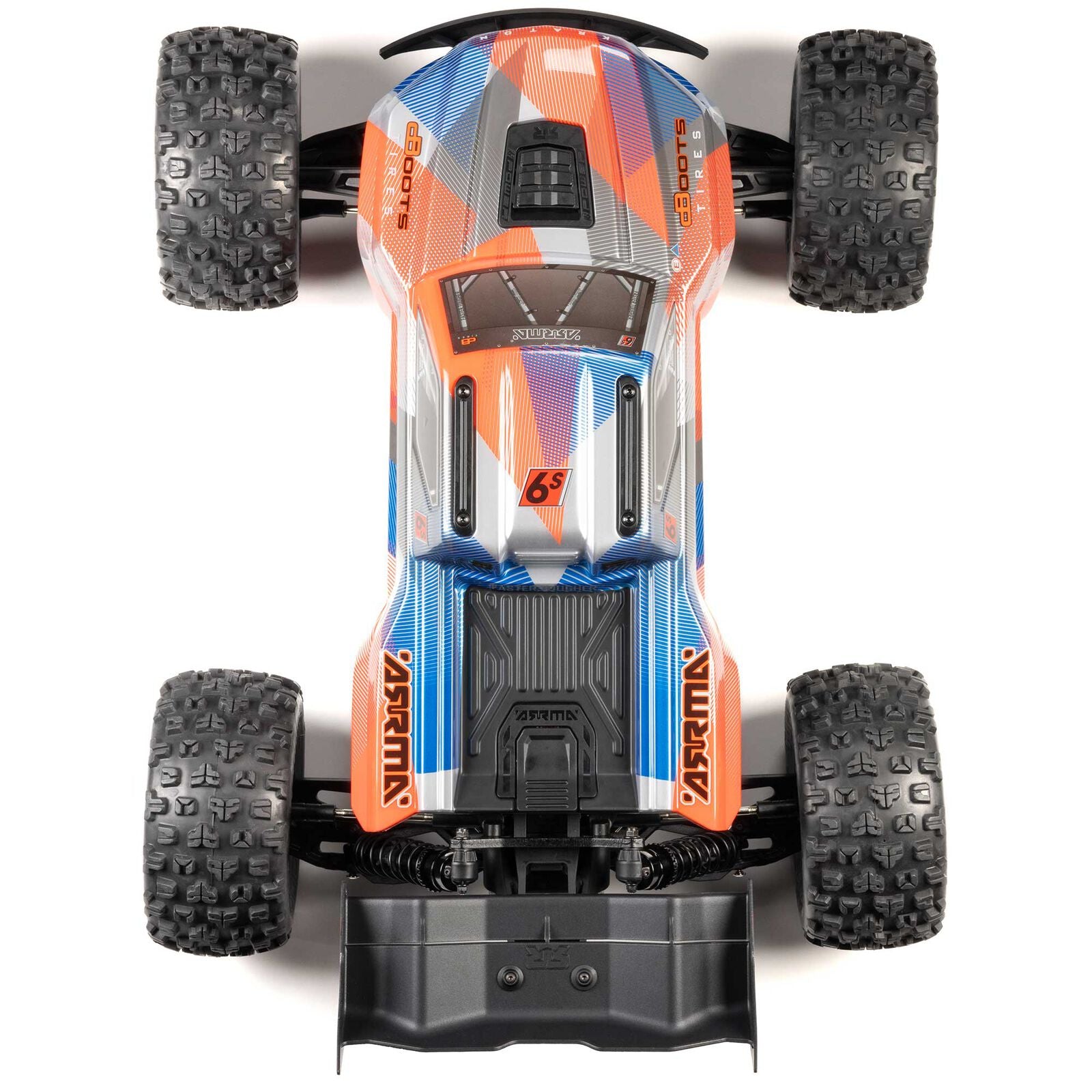 Arrma Kraton 6S BLX RTR 1/8 4WD Brushless Monster Truck (Blue/Orange) (V6) w/SLT3 2.4GHz Radio