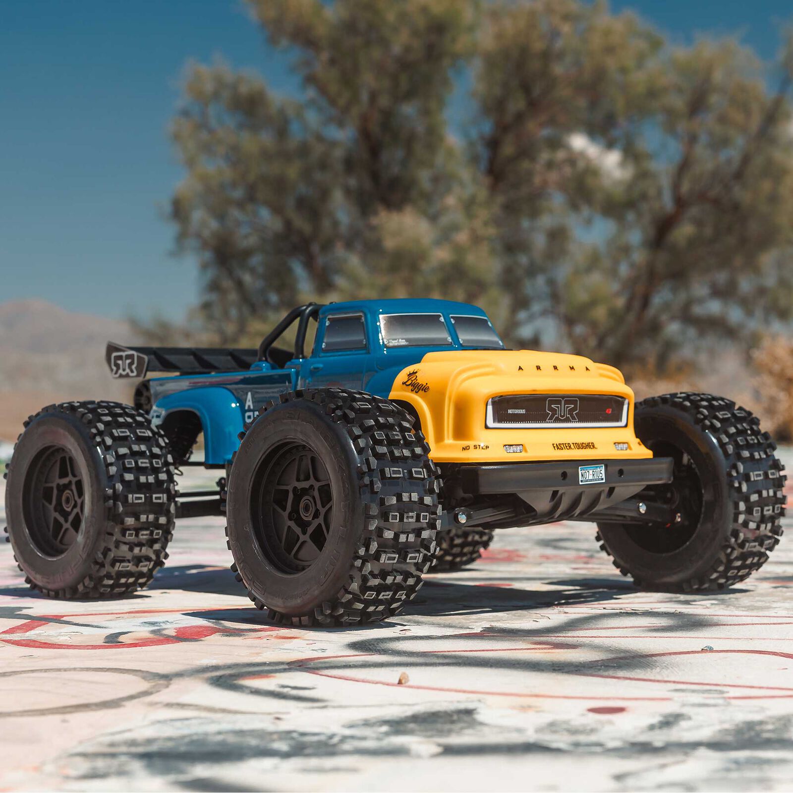 Arrma Notorious 6S BLX Brushless RTR 1/8 Monster Stunt Truck (Blue) (V6) w/SLT3 2.4GHz Radio