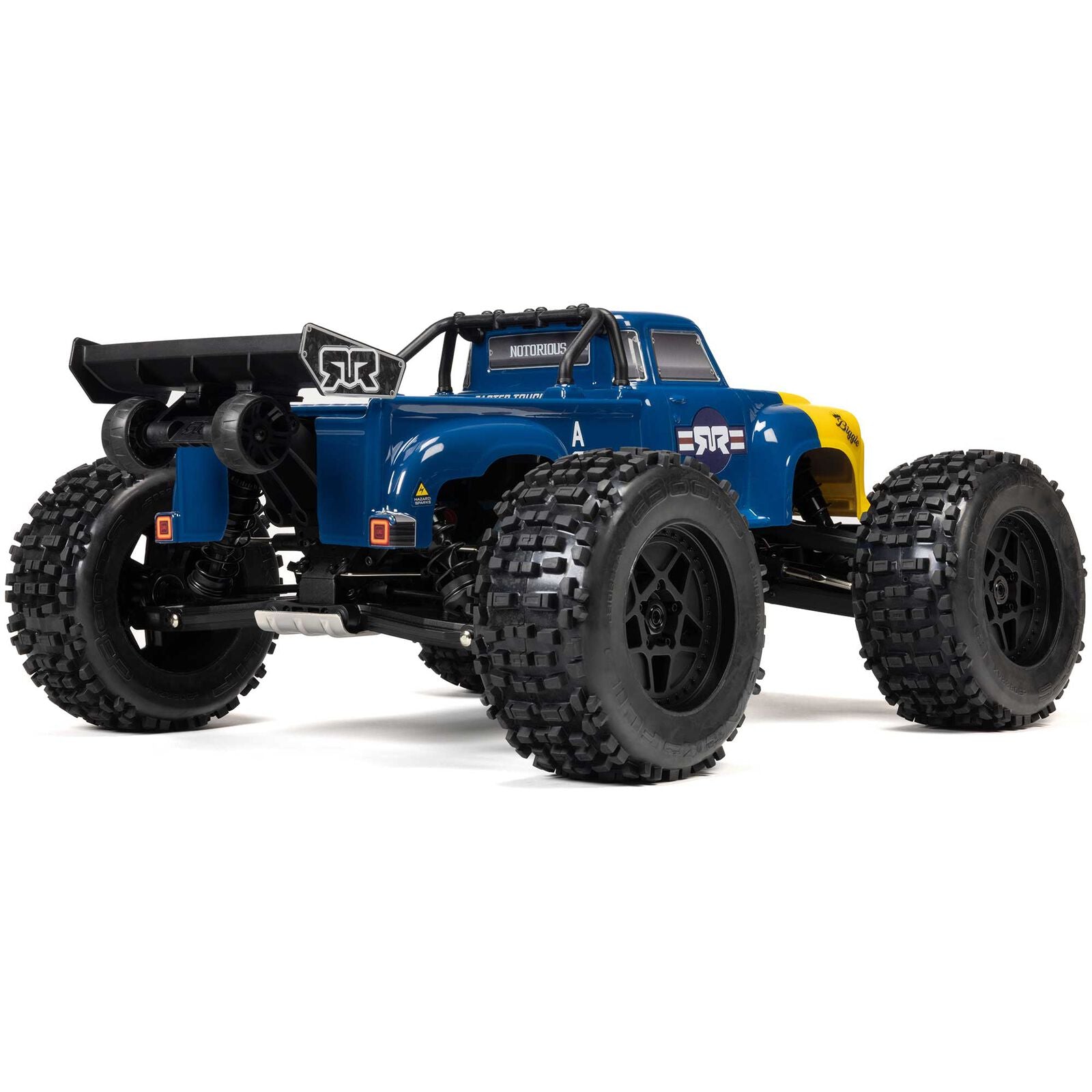 Arrma Notorious 6S BLX Brushless RTR 1/8 Monster Stunt Truck (Blue) (V6) w/SLT3 2.4GHz Radio