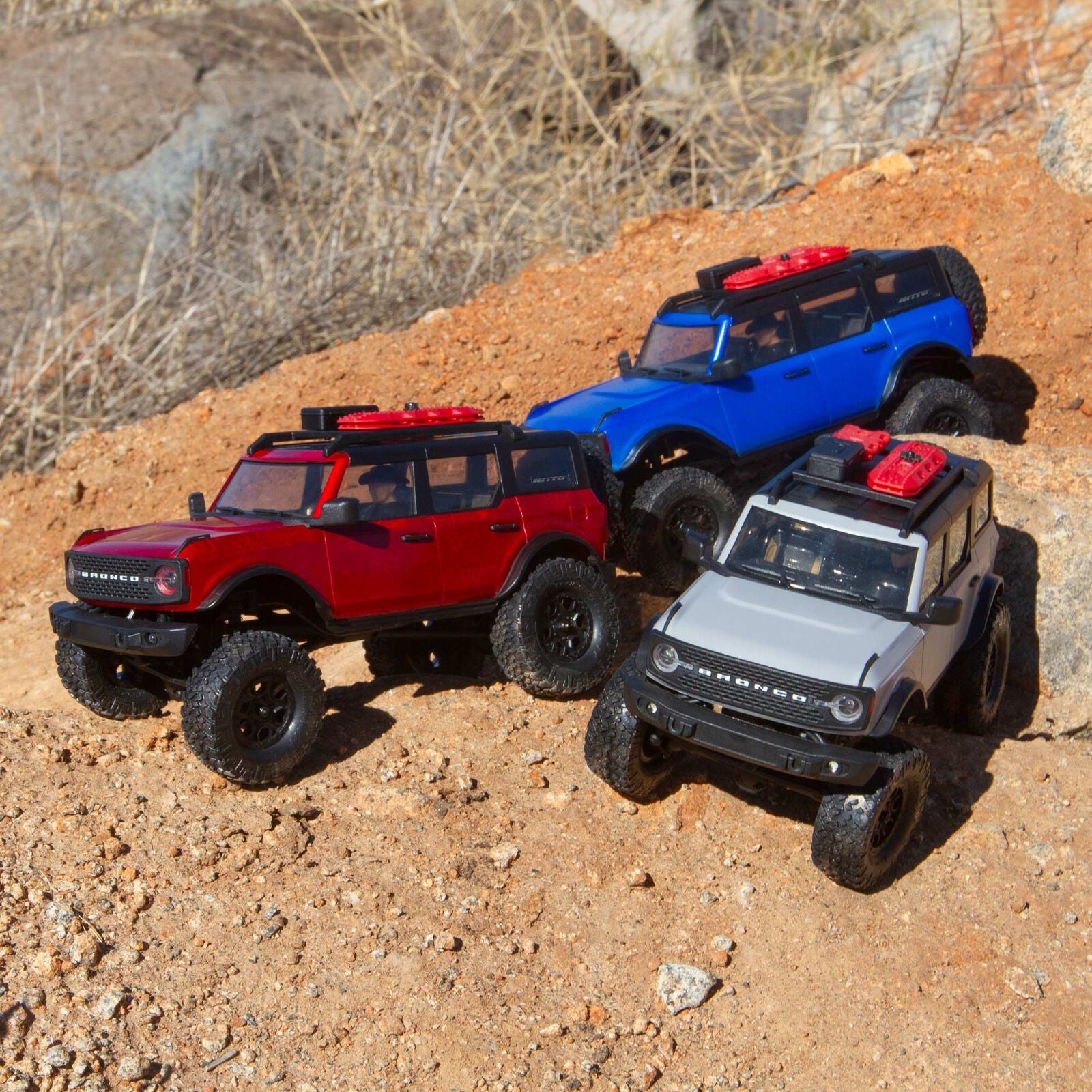 Axial SCX24 2021 Ford Bronco Hard Body 1/24 4WD RTR Scale Mini Crawler w/2.4GHz Radio