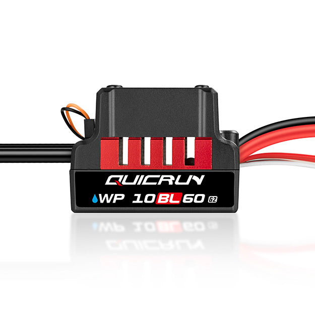 Hobbywing QuicRun WP 10BL60 G2 Sensorless ESC 2-3S Car 1/10