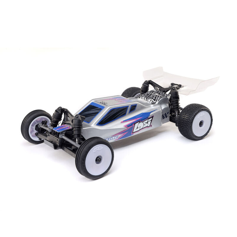 Losi Micro-B 1/24 RTR 2WD Buggy (Silver) w/2.4GHz Radio, Battery & Charger