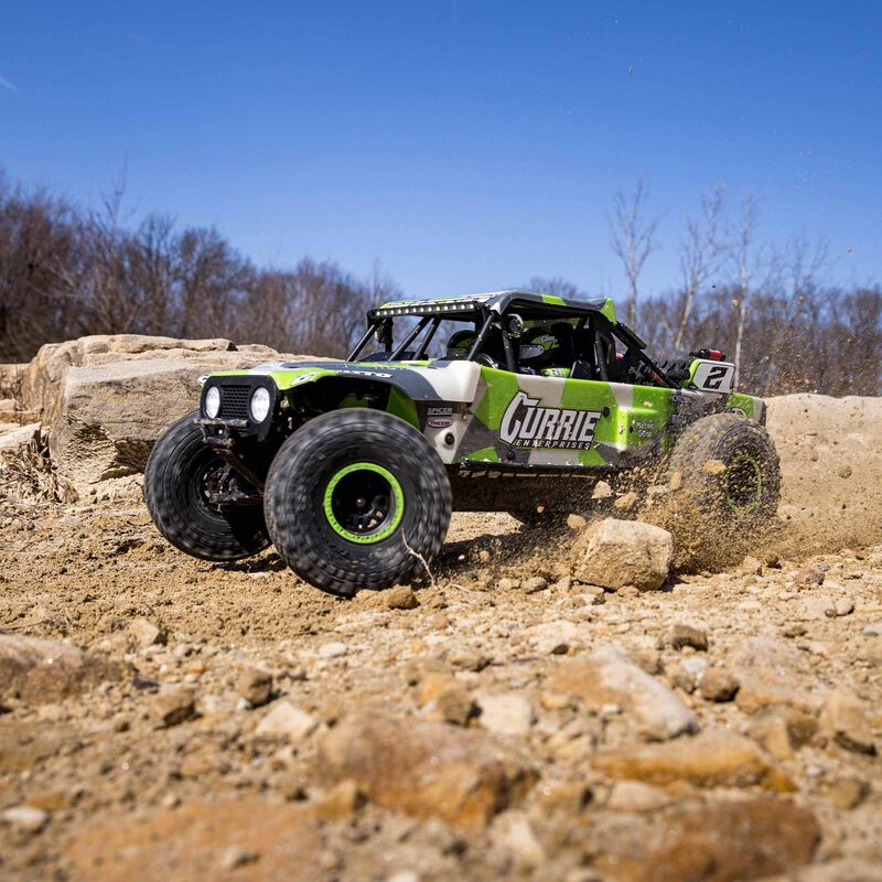 Losi Hammer Rey U4 1/10 RTR 4WD Brushless Rock Racer Truck (Green) w/2.4GHz Radio, AVC & SMART