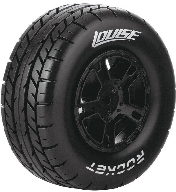 Louise RC New Sc-Rocket 1/10 Short Course Tires, Soft, 12, 14 & 17mm Removable - LT3154SB ( Pack of 2 )