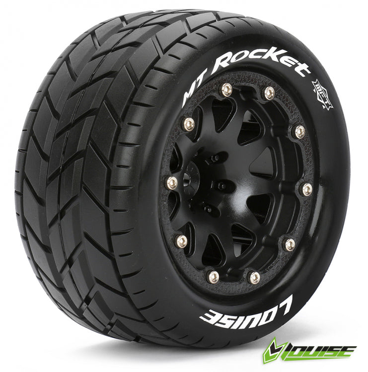 Louise Tires MT-ROCKET 1/10 Beadlock Wheels (1/2) Offset Soft MFT (2)