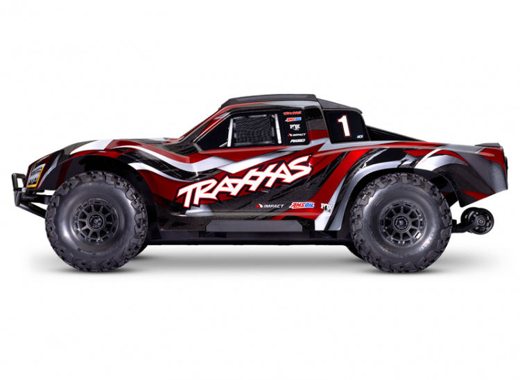 Traxxas Maxx® Slash® 6S 1/10 RTR 4x4 Brushless Short Course Truck (Red) w/TQi™ 2.4GHz Radio & Link Module