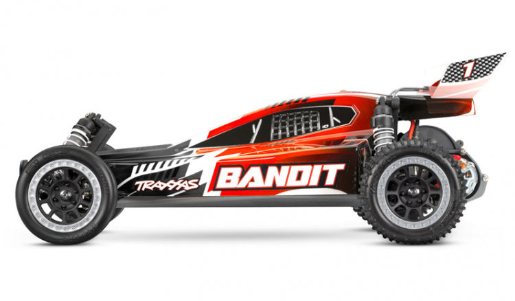 Traxxas Bandit 2WD 1/10 RTR TQ Red - with USB-C charger/7cell NiMH 3000mAh