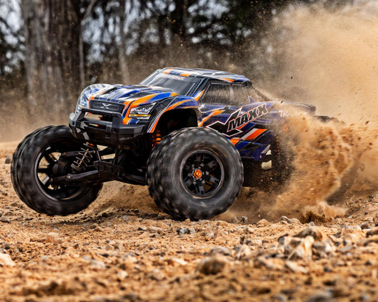 Traxxas X-Maxx 8S 1/6 4WD Brushless RTR Monster Truck (Orange) w/2.4GHz TQi Radio, TSM & Belted Tires