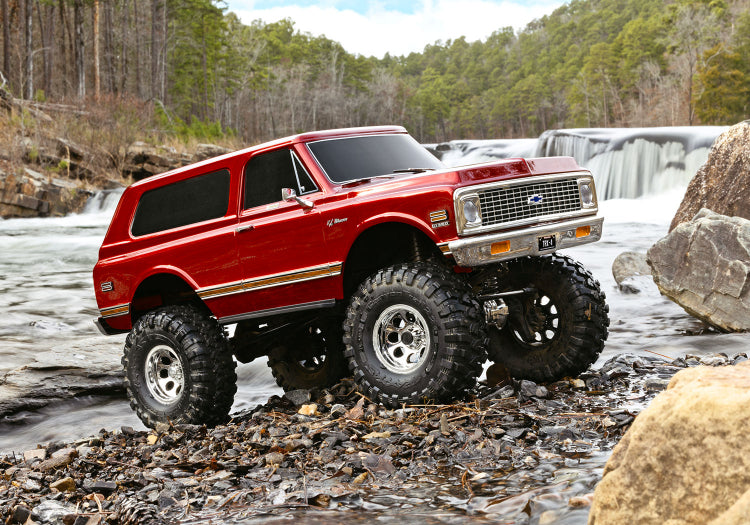 Traxxas TRX-4 1/10 High Trail Edition RC Crawler w/'72 Chevy K5 Blazer Body (Red) & TQi 2.4GHz Radio