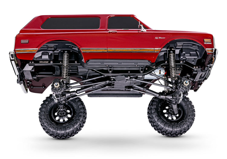 Traxxas TRX-4 1/10 High Trail Edition RC Crawler w/'72 Chevy K5 Blazer Body (Red) & TQi 2.4GHz Radio