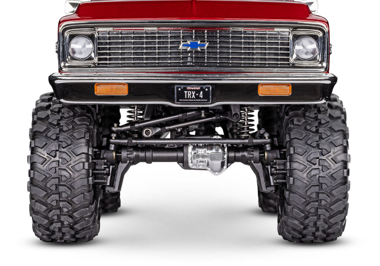 Traxxas TRX-4 1/10 High Trail Edition RC Crawler w/'72 Chevy K5 Blazer Body (Red) & TQi 2.4GHz Radio