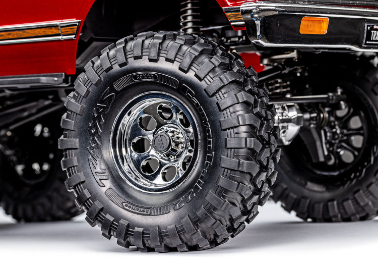 Traxxas TRX-4 1/10 High Trail Edition RC Crawler w/'72 Chevy K5 Blazer Body (Red) & TQi 2.4GHz Radio