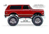 Traxxas TRX-4 1/10 High Trail Edition RC Crawler w/'72 Chevy K5 Blazer Body (Red) & TQi 2.4GHz Radio