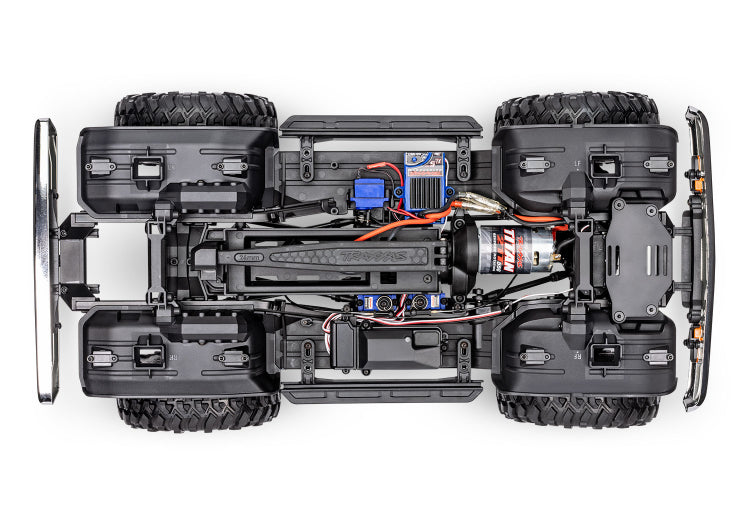 Traxxas TRX-4 1/10 High Trail Edition RC Crawler w/'72 Chevy K5 Blazer Body (Red) & TQi 2.4GHz Radio