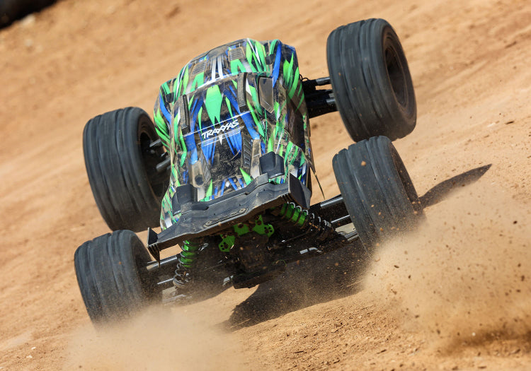 Traxxas Sledge RTR 6S 4WD Electric Brushless 1/8 Monster Truck (Green) w/Belted Sledgehammer Tires & TQi 2.4GHz TSM Radio