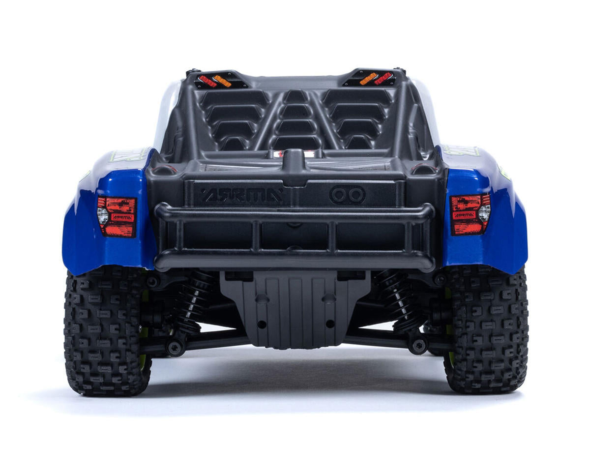 Arrma Mojave Grom MEGA 4WD 380 Brushed 1/18 Electric Desert Truck RTR (Blue/White) w/SLT2 2.4GHz Radio, Battery & Charger