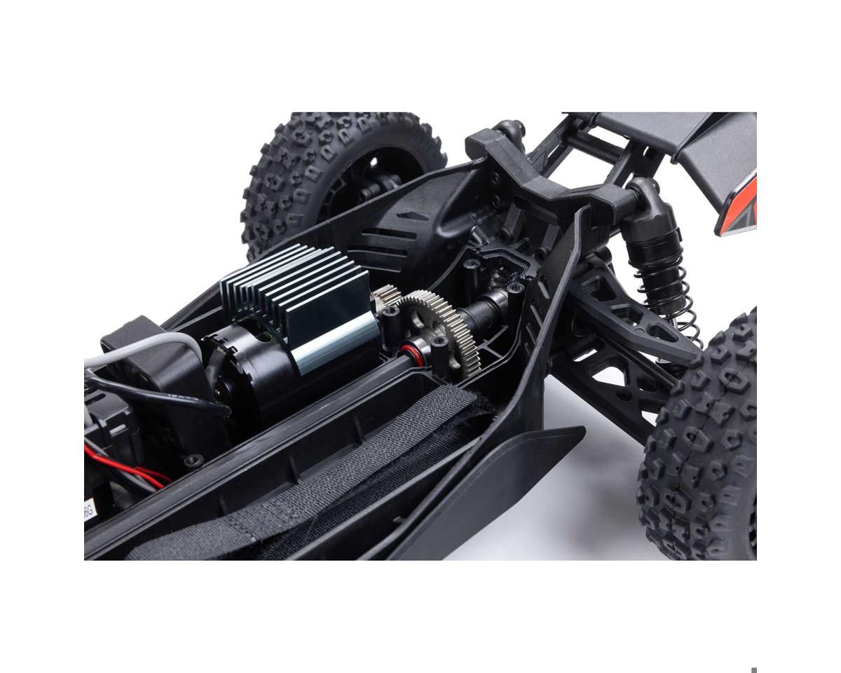 Arrma Typhon Grom MEGA 4WD 380 Brushed 1/18 Buggy RTR (Blue/Silver) w/SLT2 2.4GHz Radio, Battery & Charger