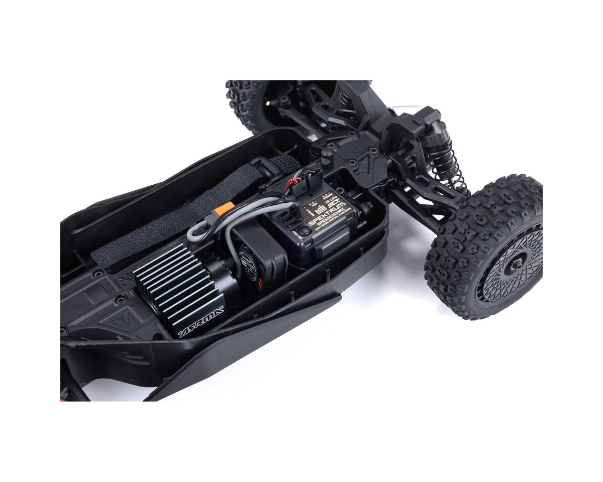 Arrma Typhon Grom MEGA 4WD 380 Brushed 1/18 Buggy RTR (Red/White) w/SLT2 2.4GHz Radio, Battery & Charger