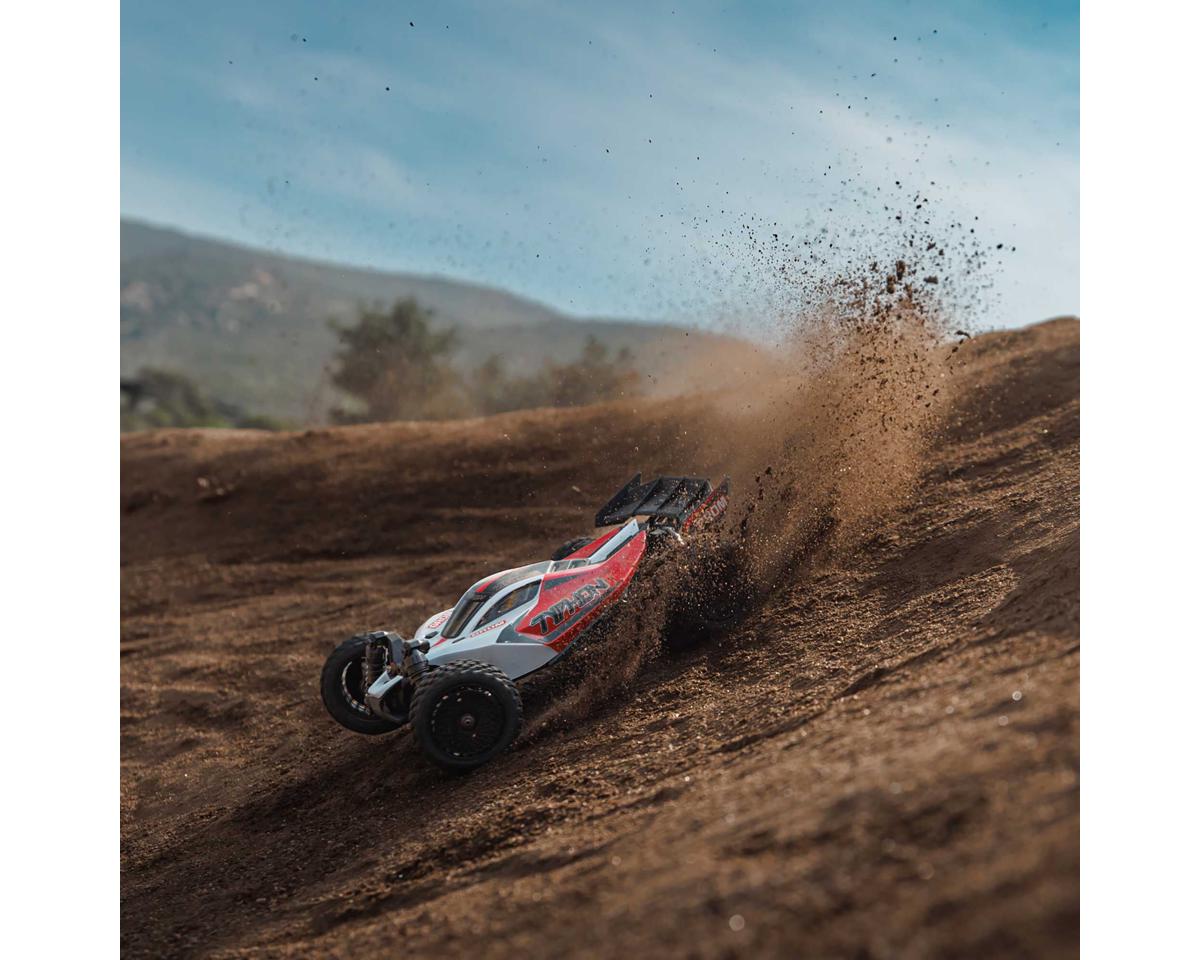 Arrma Typhon Grom MEGA 4WD 380 Brushed 1/18 Buggy RTR (Red/White) w/SLT2 2.4GHz Radio, Battery & Charger