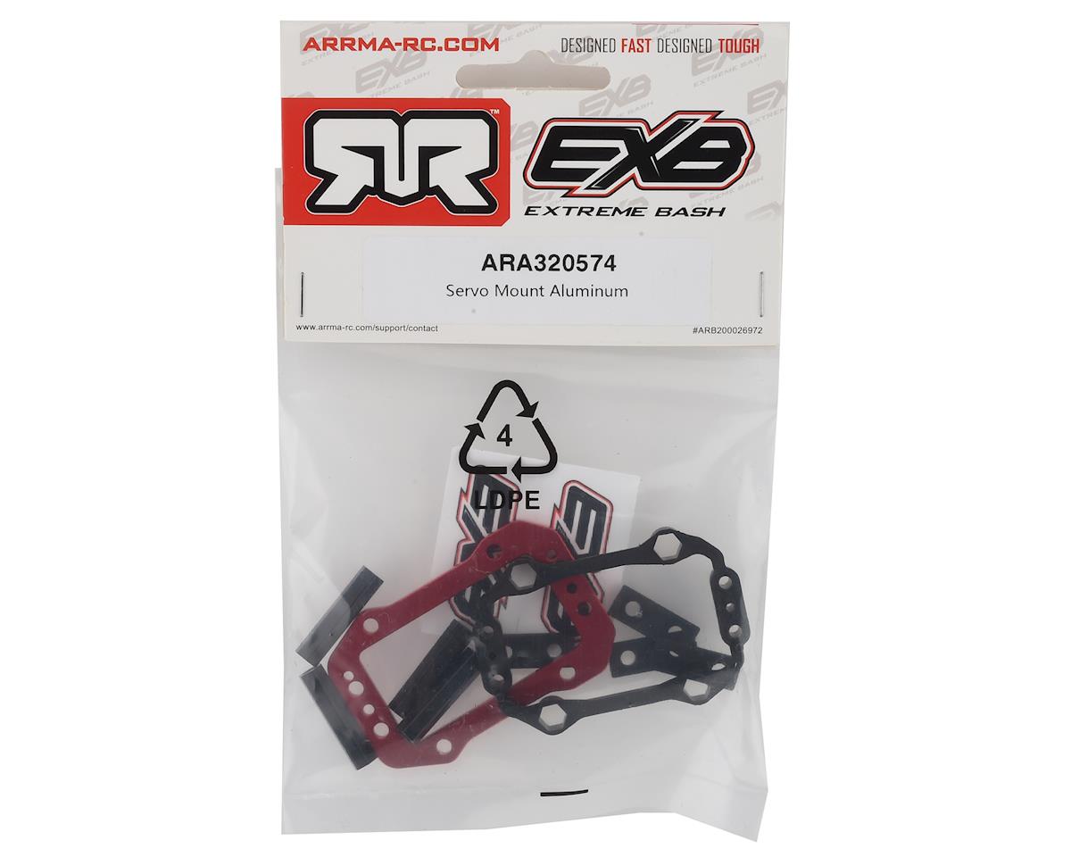 Arrma Kraton EXB Aluminum Servo Mount (Red)