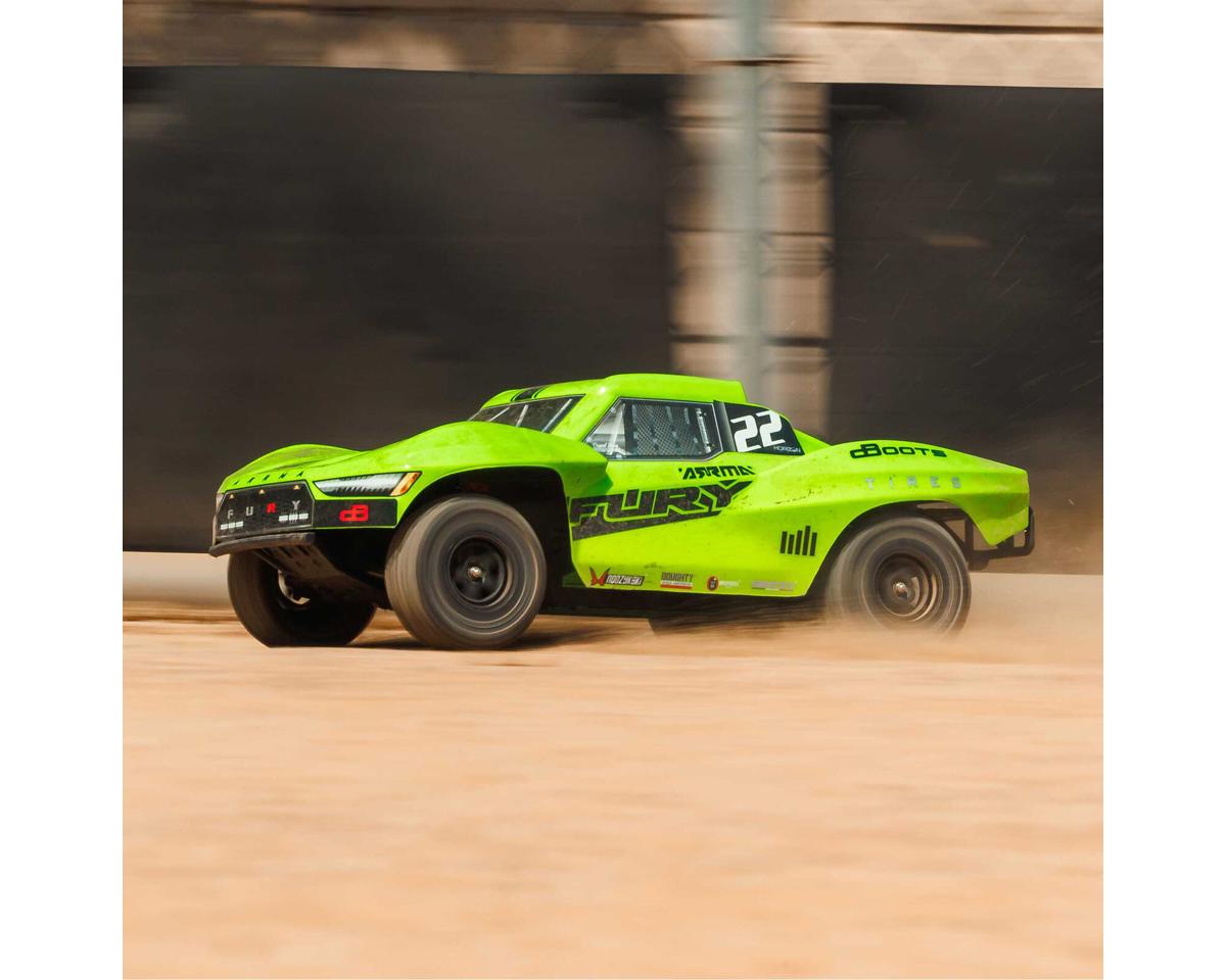 Arrma Fury 2WD MEGA 550 1/10 RTR Short Course Truck (Green) w/SLT2 2.4GHz Radio