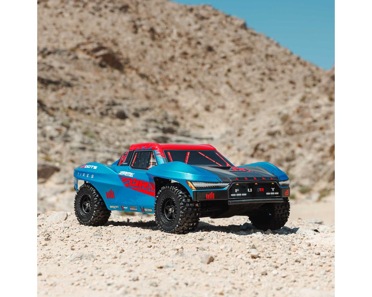 Arrma Fury 223S BLX 1/10 Brushless RTR 2WD Short Course Truck (Blue) w/SLT2 2.4GHz Radio & DSC