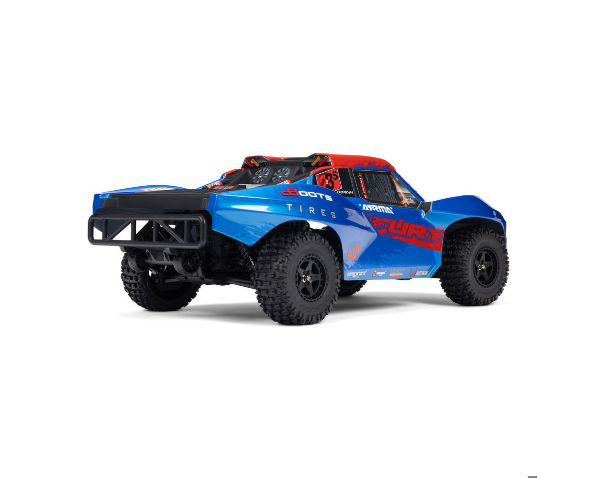 Arrma Fury 223S BLX 1/10 Brushless RTR 2WD Short Course Truck (Blue) w/SLT2 2.4GHz Radio & DSC