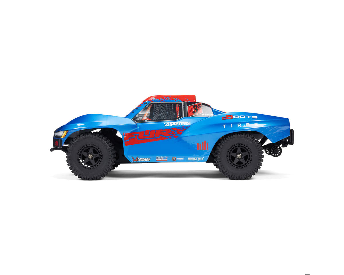 Arrma Fury 223S BLX 1/10 Brushless RTR 2WD Short Course Truck (Blue) w/SLT2 2.4GHz Radio & DSC