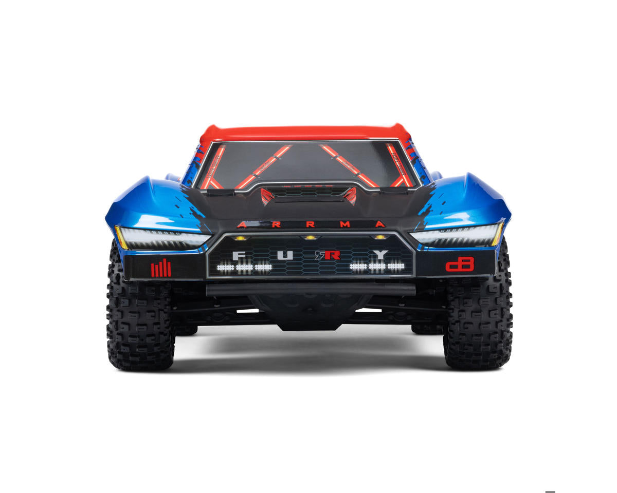 Arrma Fury 223S BLX 1/10 Brushless RTR 2WD Short Course Truck (Blue) w/SLT2 2.4GHz Radio & DSC