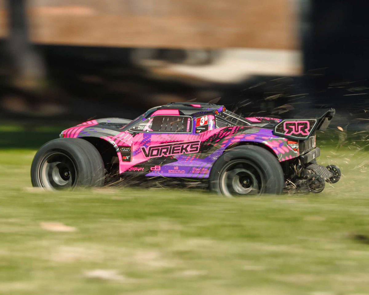 Arrma Vorteks 223S 1/10 BLX Brushless RTR 4WD Stadium Truck (Purple) w/SLT3 2.4GHz Radio & DSC