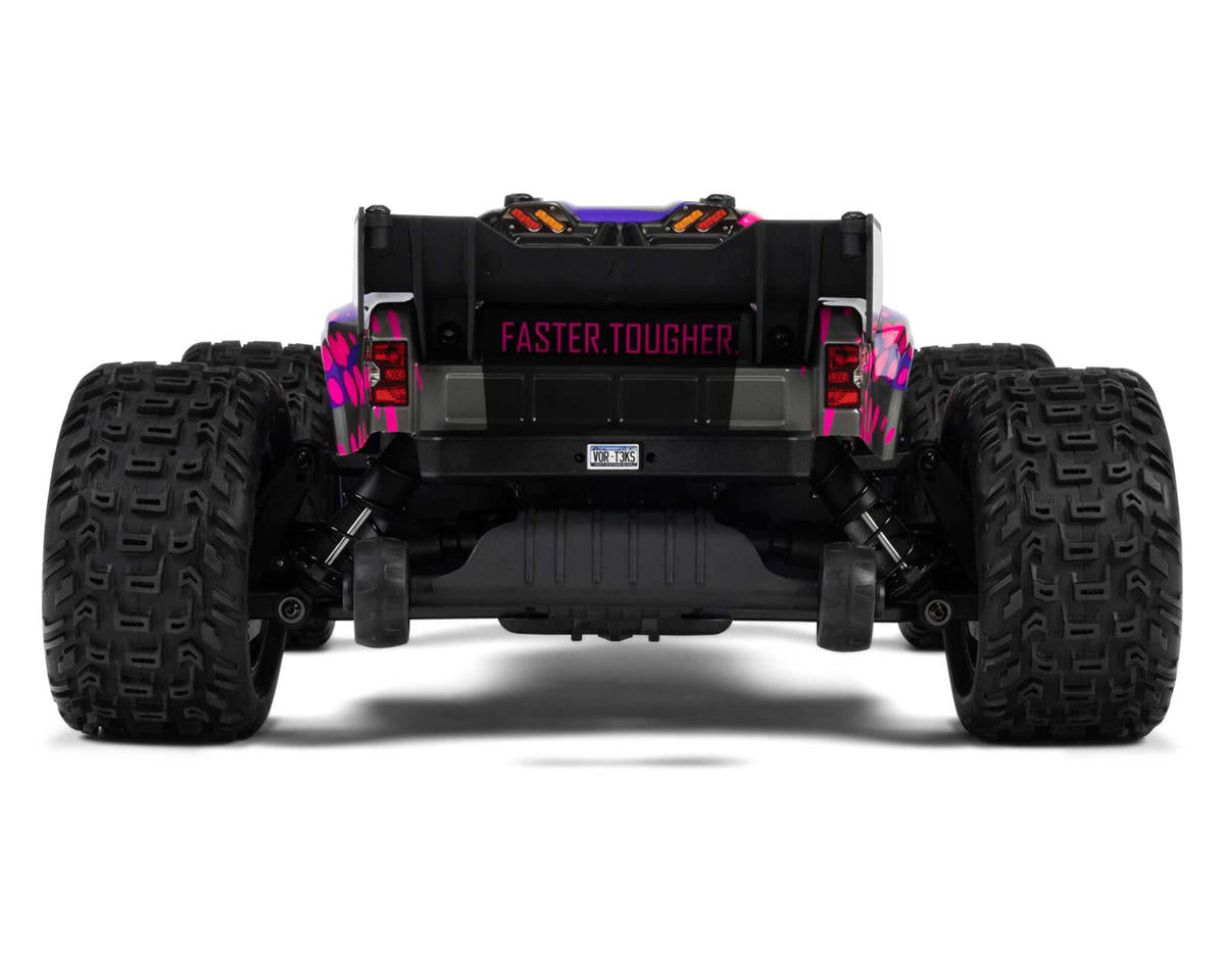 Arrma Vorteks 223S 1/10 BLX Brushless RTR 4WD Stadium Truck (Purple) w/SLT3 2.4GHz Radio & DSC