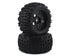 Arrma BLX 4x4 Backflip LP 4S 3.8 Pre-Mounted 1/8 Monster Truck Tires (Black) (2)