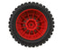 Arrma dBoots 'Fortress' 1/18 Pre-Mounted Off-Road Tire Set (Red) (4)